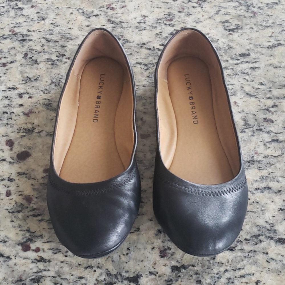 Black Emmie ballet flats